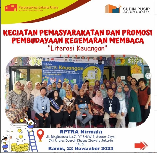 Yuk Belajar Literasi Keuangan Bareng Sudin Pusip Jakarta Utara